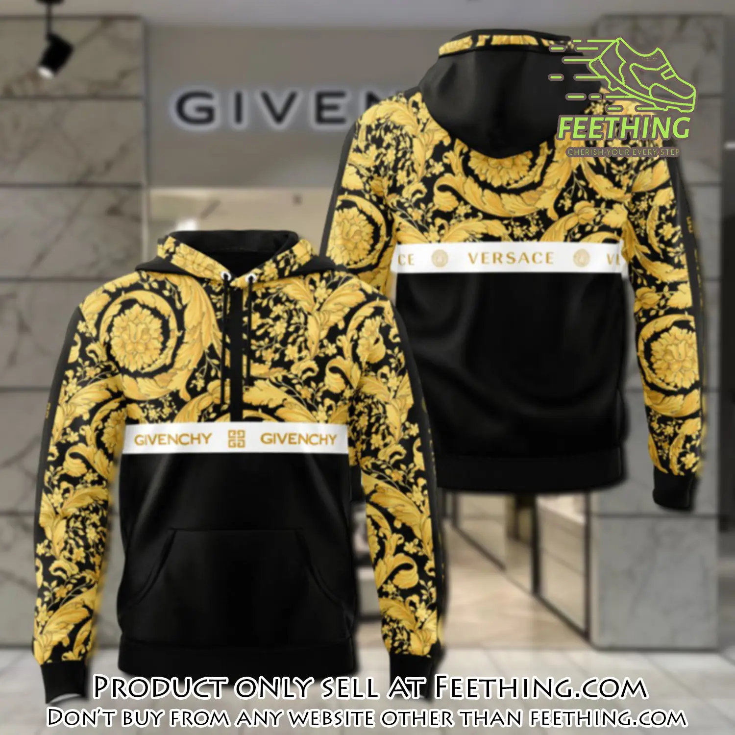 Givenchy versace unisex hoodie luxury brand gifts  jh2296 ft4249110